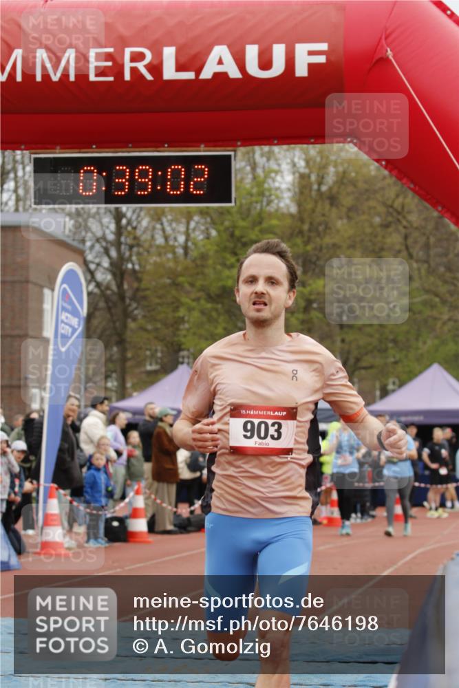 13.04.2025 - Hammer Lauf A. Gomolzig http://msf.ph/oto/7646198 13.04.2025 10:25:01 Ziel 903 meine-sportfotos.de