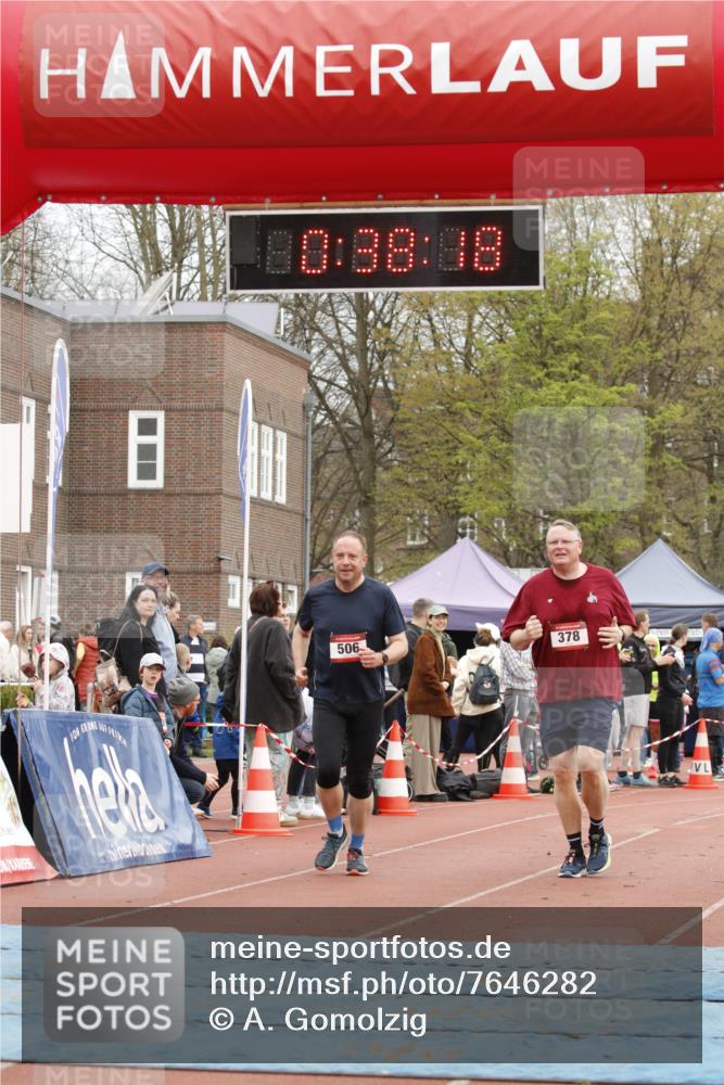 13.04.2025 - Hammer Lauf A. Gomolzig http://msf.ph/oto/7646282 13.04.2025 10:24:18 Ziel 378, 506 meine-sportfotos.de