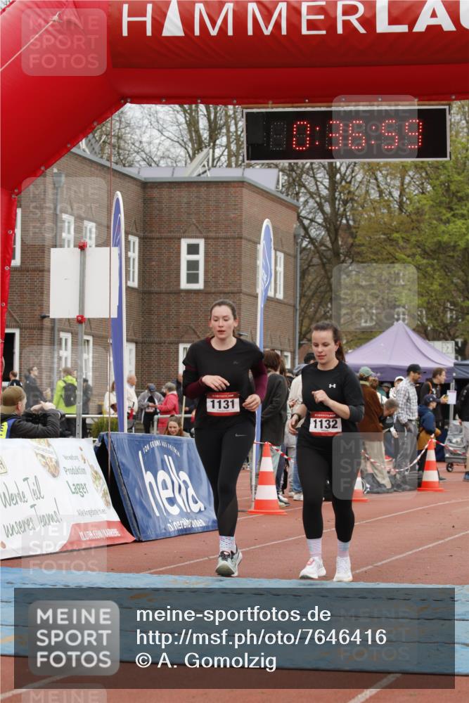 13.04.2025 - Hammer Lauf A. Gomolzig http://msf.ph/oto/7646416 13.04.2025 10:22:59 Ziel 1131, 1132 meine-sportfotos.de