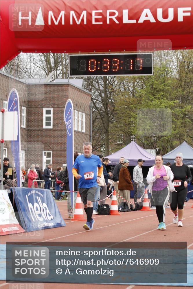 13.04.2025 - Hammer Lauf A. Gomolzig http://msf.ph/oto/7646909 13.04.2025 10:19:16 Ziel 140, 258, 419, 570 meine-sportfotos.de