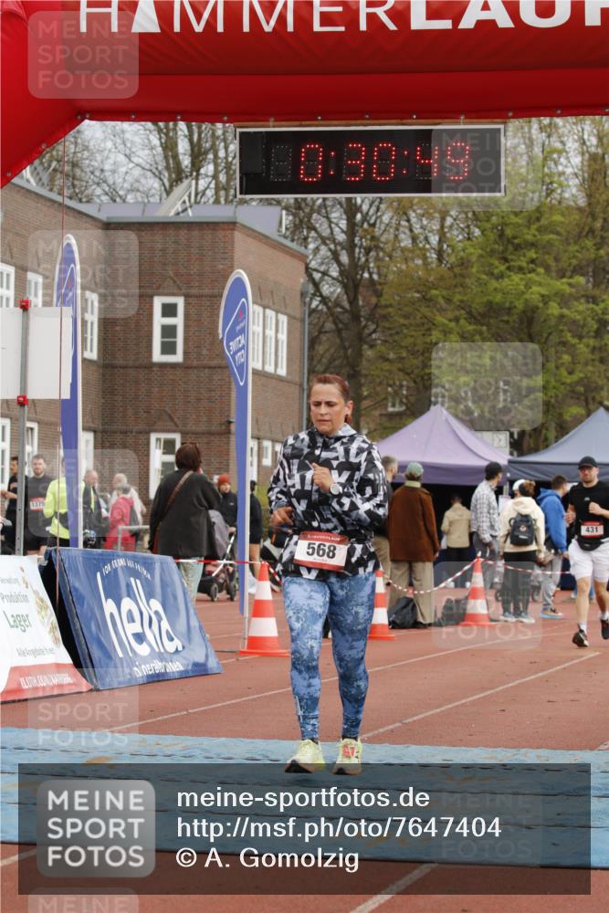 13.04.2025 - Hammer Lauf A. Gomolzig http://msf.ph/oto/7647404 13.04.2025 10:16:49 Ziel 116, 431, 568, 1162, 1271, 1830 meine-sportfotos.de