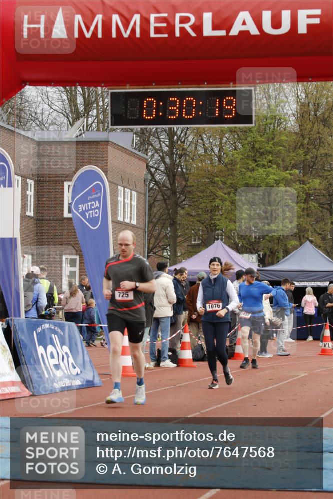 13.04.2025 - Hammer Lauf A. Gomolzig http://msf.ph/oto/7647568 13.04.2025 10:16:19 Ziel 725, 1076, 1314, 1827 meine-sportfotos.de