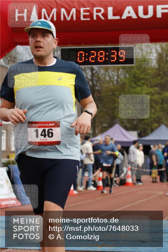 13.04.2025 - Hammer Lauf A. Gomolzig http://msf.ph/oto/7648033 13.04.2025 10:14:39 Ziel 146, 157, 181, 288, 338, 537, 605, 1805 meine-sportfotos.de