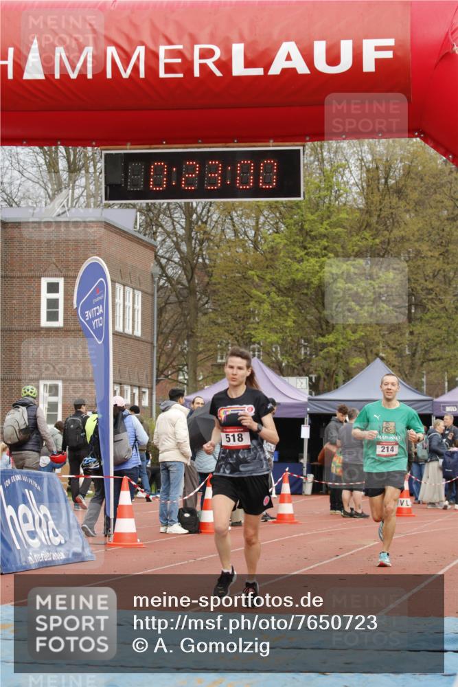 13.04.2025 - Hammer Lauf A. Gomolzig http://msf.ph/oto/7650723 13.04.2025 10:08:59 Ziel 214, 518, 1809 meine-sportfotos.de
