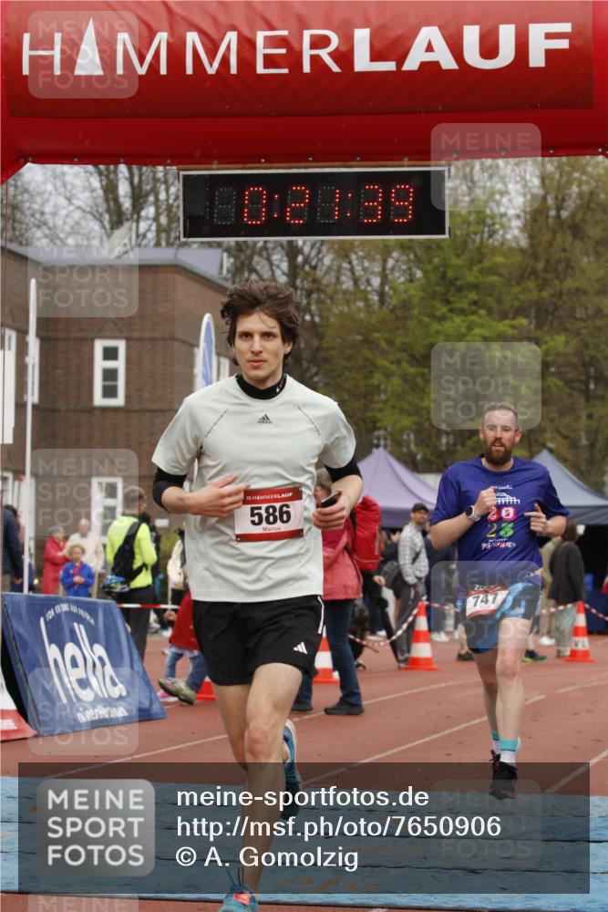 13.04.2025 - Hammer Lauf A. Gomolzig http://msf.ph/oto/7650906 13.04.2025 10:07:39 Ziel 305, 586, 747, 1066 meine-sportfotos.de