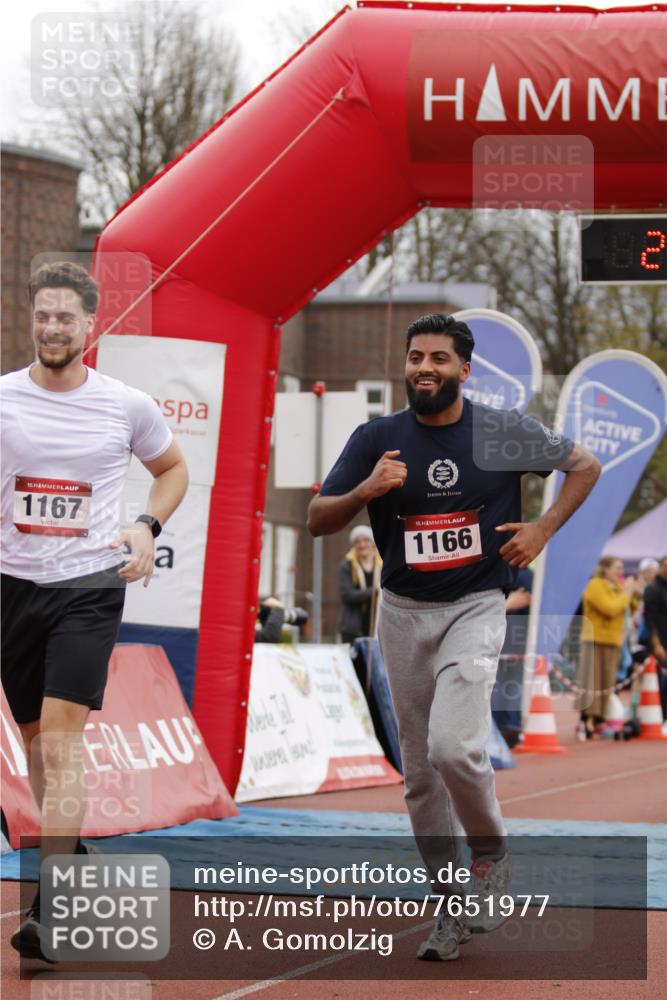 13.04.2025 - Hammer Lauf A. Gomolzig http://msf.ph/oto/7651977 13.04.2025 13:44:45 Ziel 1166, 1167 meine-sportfotos.de