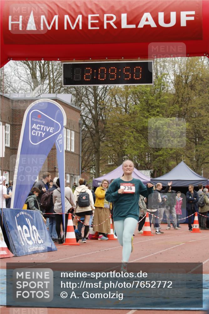 13.04.2025 - Hammer Lauf A. Gomolzig http://msf.ph/oto/7652772 13.04.2025 13:09:48 Ziel 736 meine-sportfotos.de