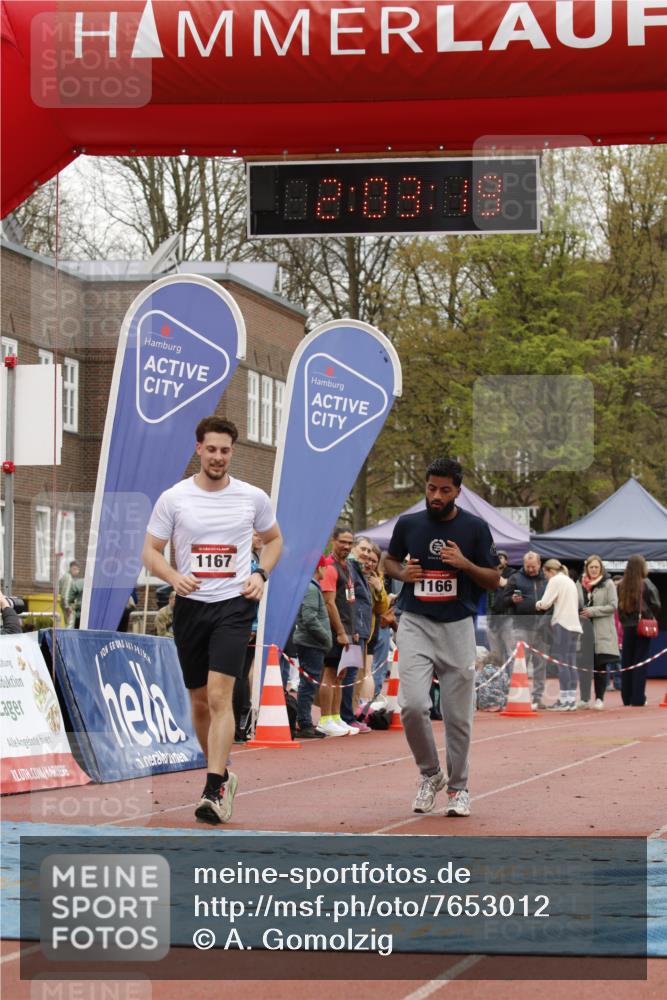 13.04.2025 - Hammer Lauf A. Gomolzig http://msf.ph/oto/7653012 13.04.2025 13:03:17 Ziel 1166, 1167 meine-sportfotos.de