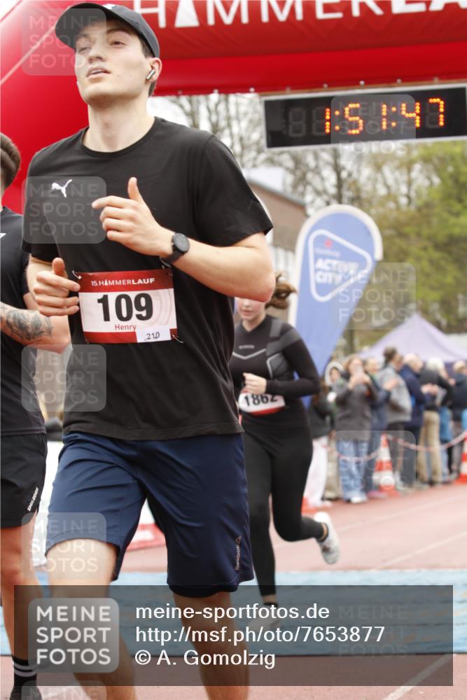 13.04.2025 - Hammer Lauf A. Gomolzig http://msf.ph/oto/7653877 13.04.2025 12:51:45 Ziel 109, 980, 1040, 1107, 1117, 1118, 1280, 1560, 1862 meine-sportfotos.de