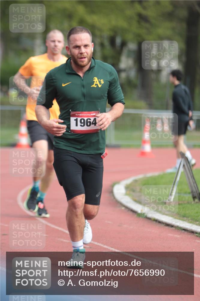 13.04.2025 - Hammer Lauf A. Gomolzig http://msf.ph/oto/7656990 13.04.2025 10:10:37 Ziel 122, 383, 765, 1728, 1907, 1964 meine-sportfotos.de
