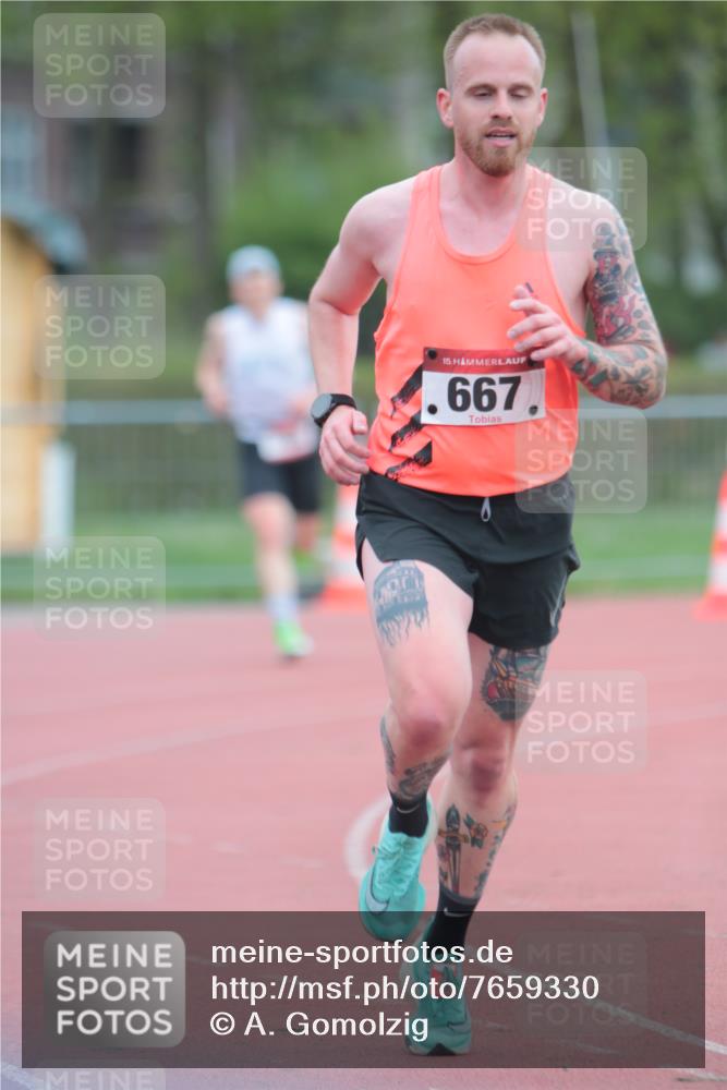 13.04.2025 - Hammer Lauf A. Gomolzig http://msf.ph/oto/7659330 13.04.2025 10:23:34 Ziel 667, 702, 1855, 1941 meine-sportfotos.de