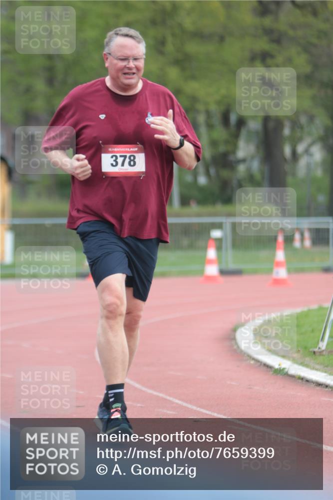 13.04.2025 - Hammer Lauf A. Gomolzig http://msf.ph/oto/7659399 13.04.2025 10:24:18 Ziel 378, 506, 1175 meine-sportfotos.de