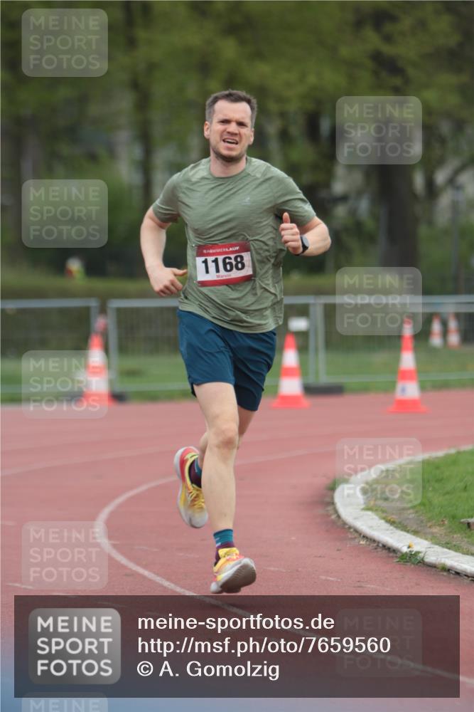 13.04.2025 - Hammer Lauf A. Gomolzig http://msf.ph/oto/7659560 13.04.2025 10:26:01 Ziel 417, 418, 1168, 1966 meine-sportfotos.de
