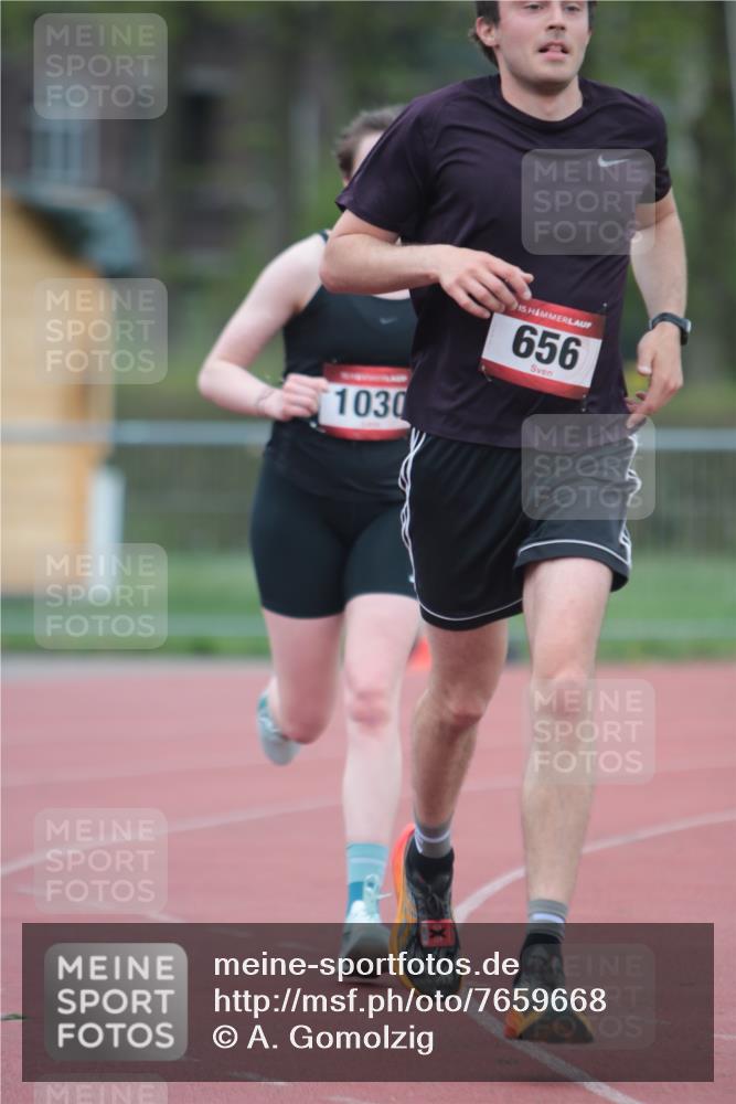 13.04.2025 - Hammer Lauf A. Gomolzig http://msf.ph/oto/7659668 13.04.2025 10:28:11 Ziel 656, 1030, 1980 meine-sportfotos.de