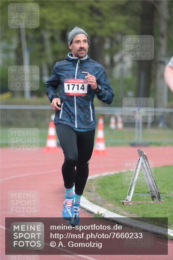 13.04.2025 - Hammer Lauf A. Gomolzig http://msf.ph/oto/7660233 13.04.2025 10:35:16 Ziel 430, 509, 1714, 1716 meine-sportfotos.de