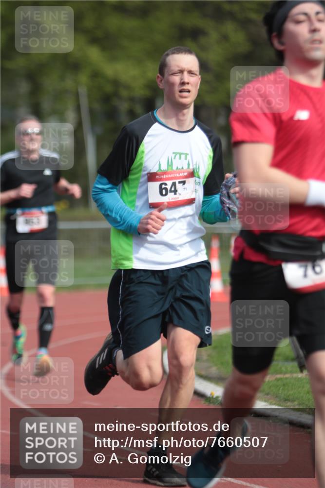 13.04.2025 - Hammer Lauf A. Gomolzig http://msf.ph/oto/7660507 13.04.2025 10:38:14 Ziel 131, 647, 767, 953, 956 meine-sportfotos.de