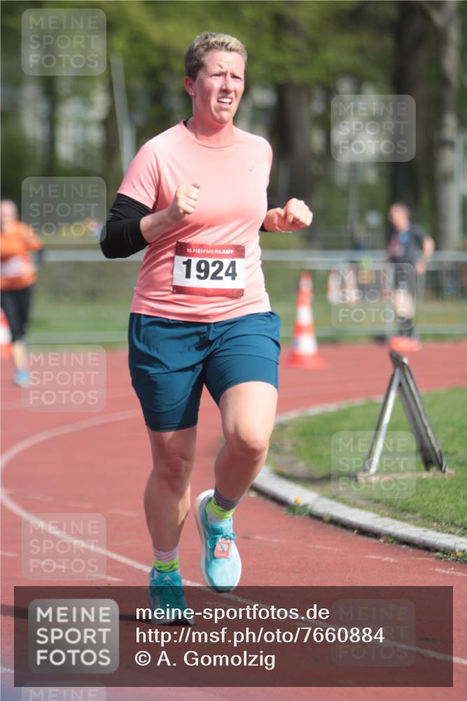13.04.2025 - Hammer Lauf A. Gomolzig http://msf.ph/oto/7660884 13.04.2025 10:41:57 Ziel 212, 574, 600, 1924 meine-sportfotos.de