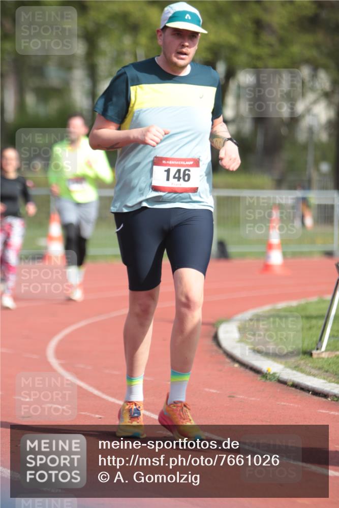 13.04.2025 - Hammer Lauf A. Gomolzig http://msf.ph/oto/7661026 13.04.2025 10:43:42 Ziel 136, 146, 1920, 1968 meine-sportfotos.de