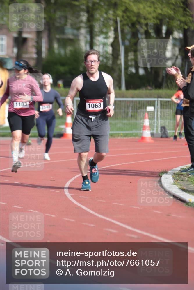 13.04.2025 - Hammer Lauf A. Gomolzig http://msf.ph/oto/7661057 13.04.2025 10:44:00 Ziel 157, 1063, 1068, 1183, 1342, 1792 meine-sportfotos.de