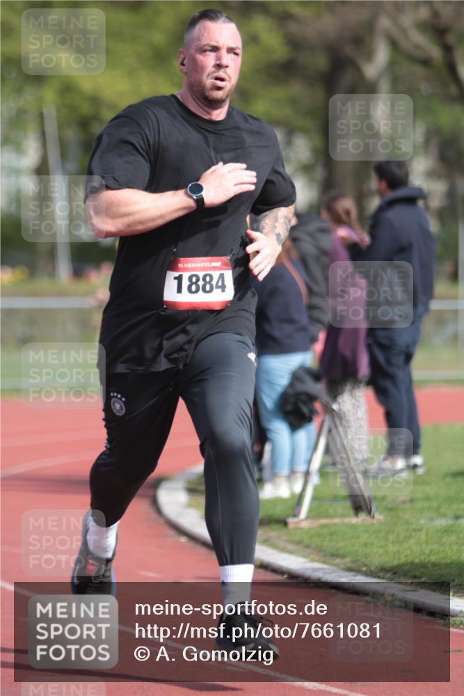 13.04.2025 - Hammer Lauf A. Gomolzig http://msf.ph/oto/7661081 13.04.2025 10:44:15 Ziel 1158, 1815 meine-sportfotos.de