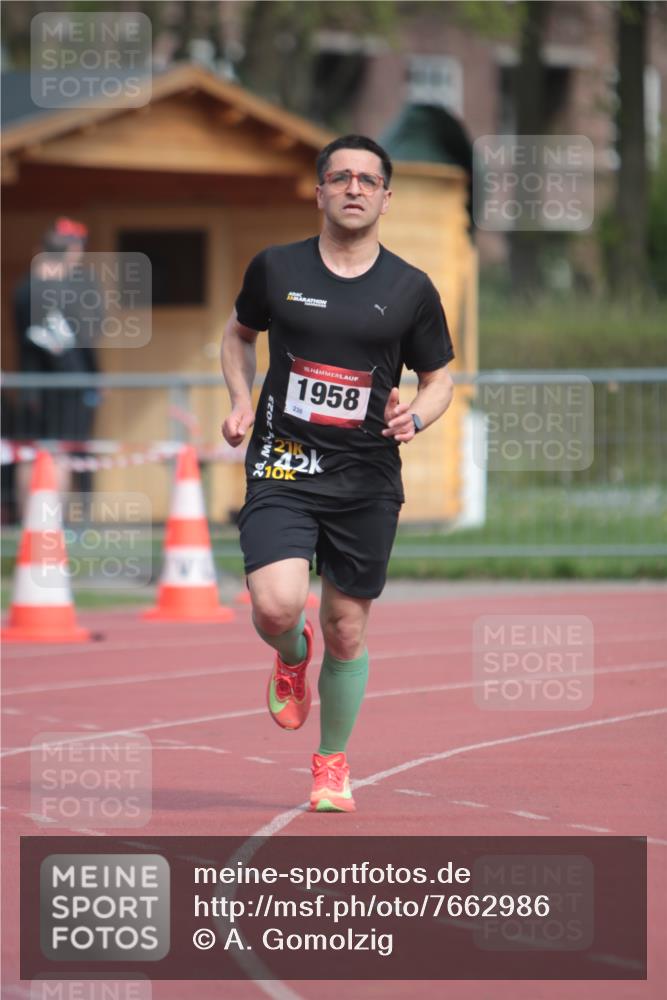 13.04.2025 - Hammer Lauf A. Gomolzig http://msf.ph/oto/7662986 13.04.2025 11:25:51 Ziel 1958 meine-sportfotos.de