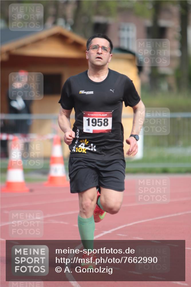 13.04.2025 - Hammer Lauf A. Gomolzig http://msf.ph/oto/7662990 13.04.2025 11:25:52 Ziel 1958 meine-sportfotos.de