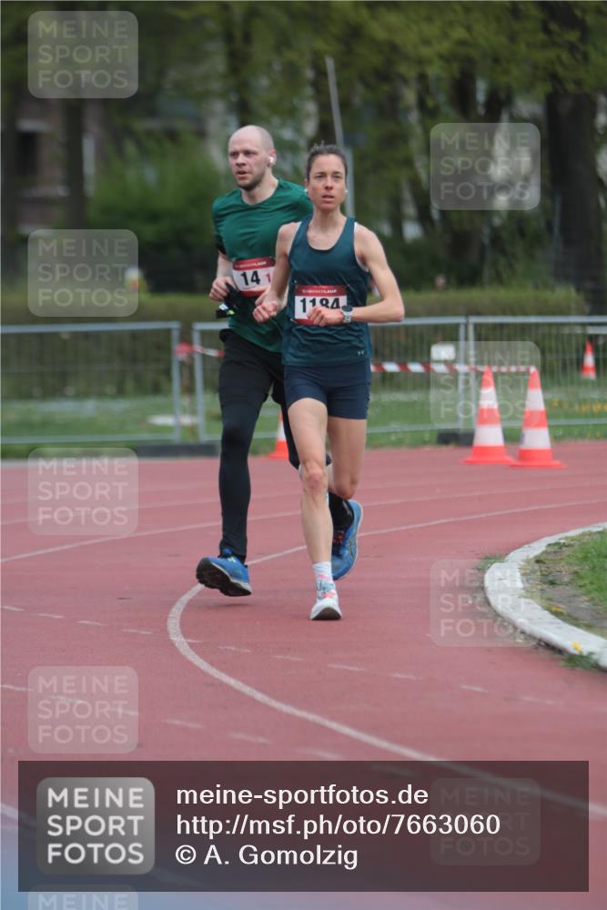 13.04.2025 - Hammer Lauf A. Gomolzig http://msf.ph/oto/7663060 13.04.2025 11:27:27 Ziel 14, 1184, 1371, 1940, 1954 meine-sportfotos.de