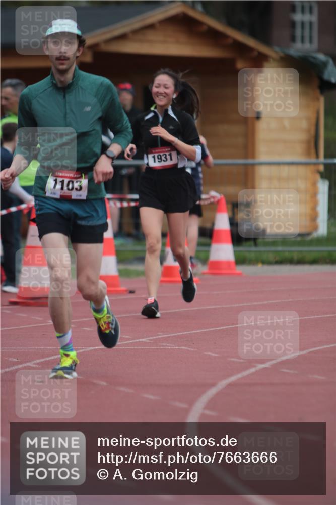 13.04.2025 - Hammer Lauf A. Gomolzig http://msf.ph/oto/7663666 13.04.2025 11:35:00 Ziel 1103, 1931 meine-sportfotos.de