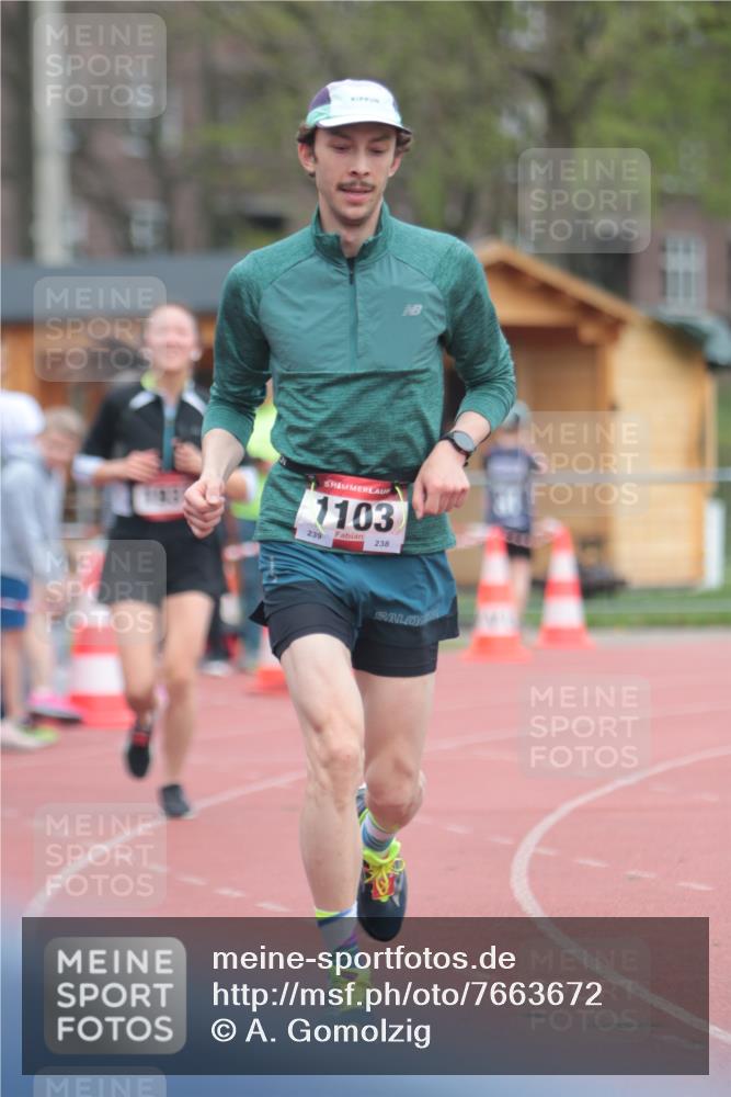13.04.2025 - Hammer Lauf A. Gomolzig http://msf.ph/oto/7663672 13.04.2025 11:35:03 Ziel 3, 1103, 1931 meine-sportfotos.de