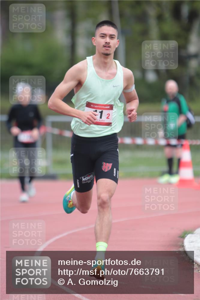 13.04.2025 - Hammer Lauf A. Gomolzig http://msf.ph/oto/7663791 13.04.2025 11:37:39 Ziel 4, 7, 11, 476, 858 meine-sportfotos.de