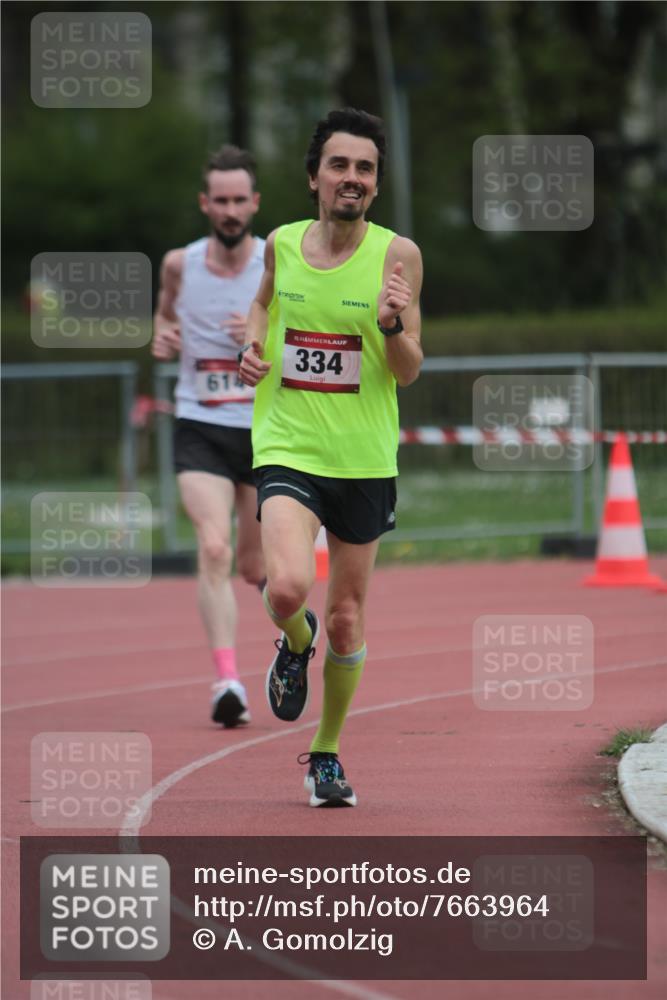 13.04.2025 - Hammer Lauf A. Gomolzig http://msf.ph/oto/7663964 13.04.2025 11:40:57 Ziel 334, 614, 1768 meine-sportfotos.de
