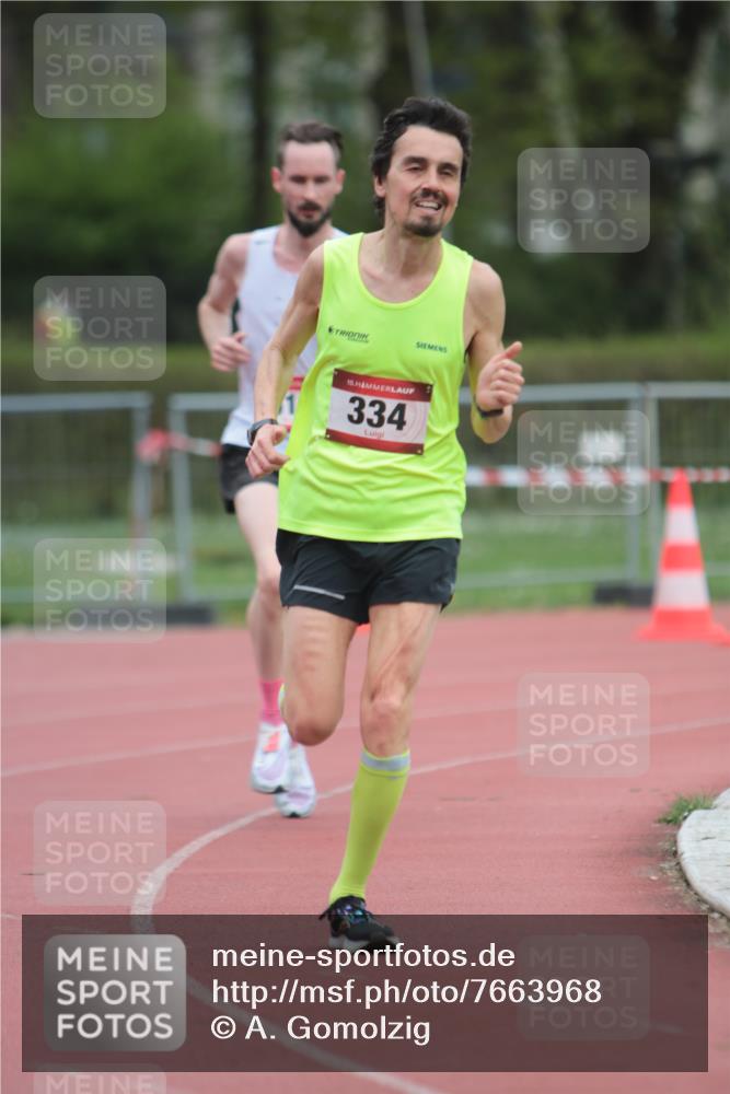 13.04.2025 - Hammer Lauf A. Gomolzig http://msf.ph/oto/7663968 13.04.2025 11:40:58 Ziel 334, 614, 1768 meine-sportfotos.de