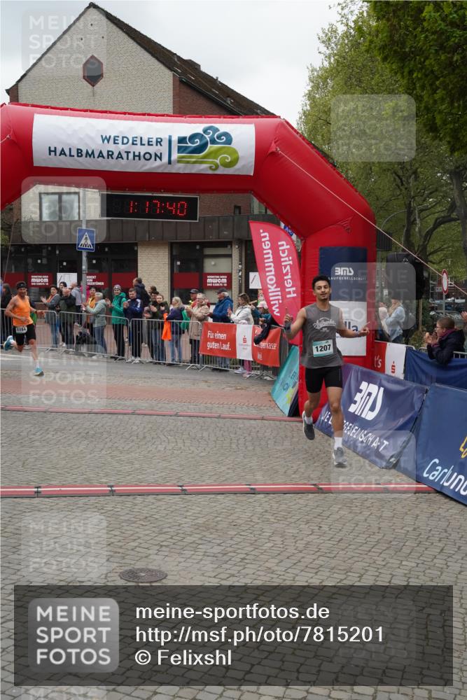 04.05.2025 - 8. Wedeler Halbmarathon Felixshl http://msf.ph/oto/7815201 04.05.2025 11:17:38 Ziel 1184, 1207 meine-sportfotos.de