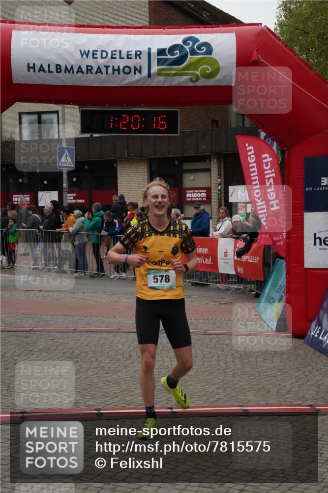 04.05.2025 - 8. Wedeler Halbmarathon Felixshl http://msf.ph/oto/7815575 04.05.2025 11:20:14 Ziel 578 meine-sportfotos.de