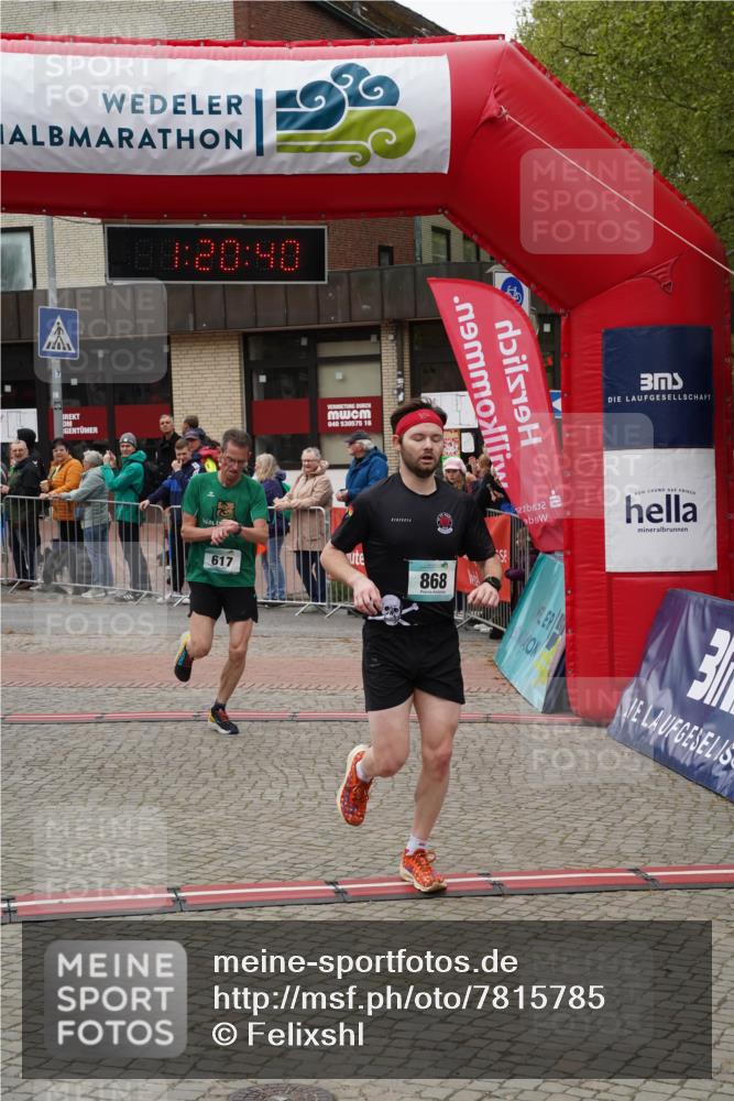 04.05.2025 - 8. Wedeler Halbmarathon Felixshl http://msf.ph/oto/7815785 04.05.2025 11:20:38 Ziel 617, 628, 868, 1156 meine-sportfotos.de