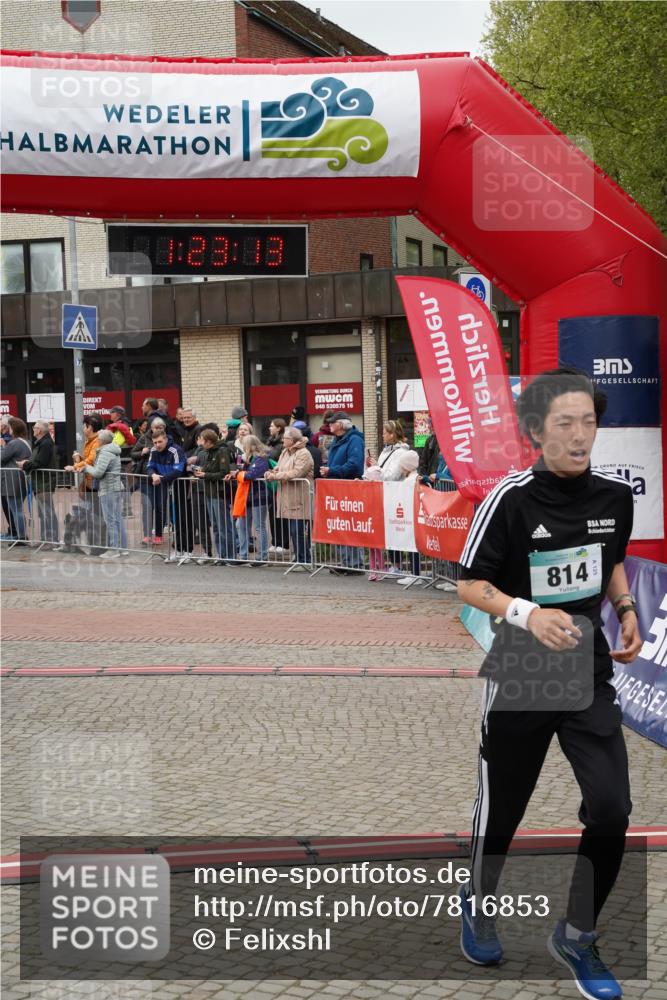 04.05.2025 - 8. Wedeler Halbmarathon Felixshl http://msf.ph/oto/7816853 04.05.2025 11:23:11 Ziel 814 meine-sportfotos.de