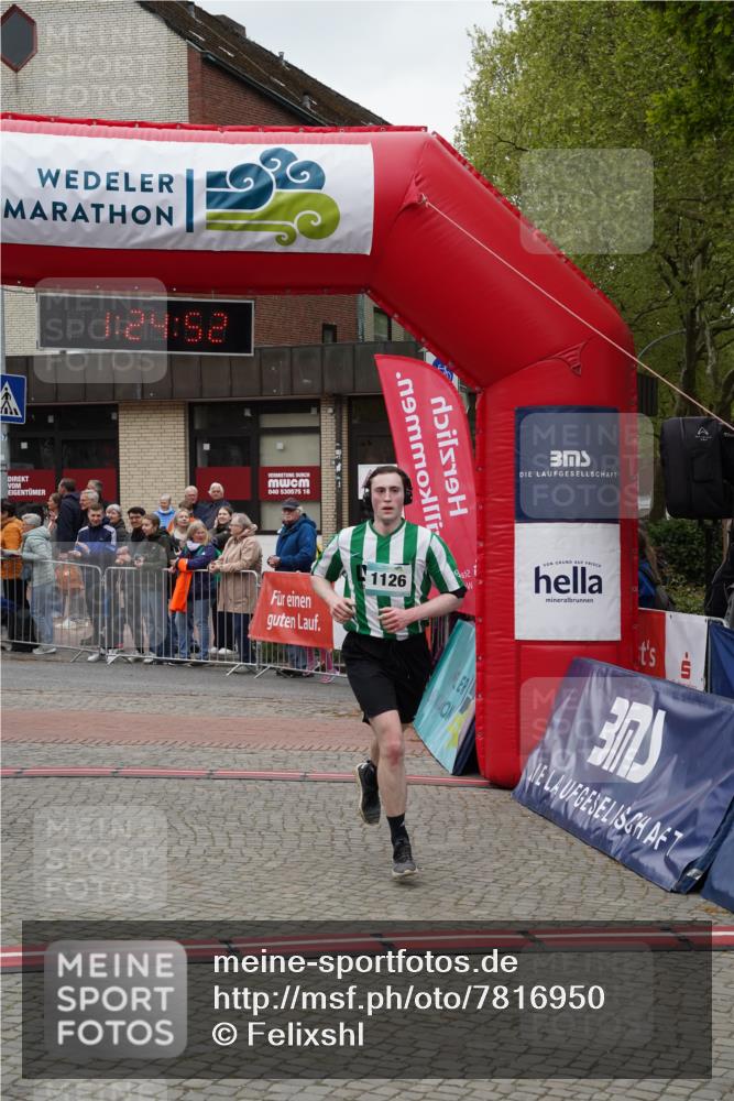 04.05.2025 - 8. Wedeler Halbmarathon Felixshl http://msf.ph/oto/7816950 04.05.2025 11:24:50 Ziel 626, 1050, 1126 meine-sportfotos.de