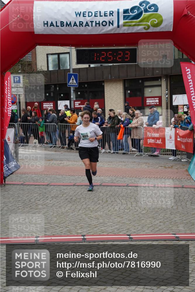 04.05.2025 - 8. Wedeler Halbmarathon Felixshl http://msf.ph/oto/7816990 04.05.2025 11:25:21 Ziel 655, 1074 meine-sportfotos.de