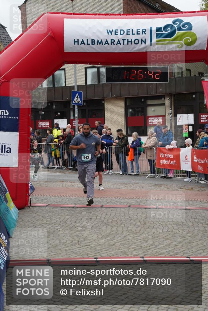 04.05.2025 - 8. Wedeler Halbmarathon Felixshl http://msf.ph/oto/7817090 04.05.2025 11:26:40 Ziel 643, 918, 919, 957, 1188 meine-sportfotos.de