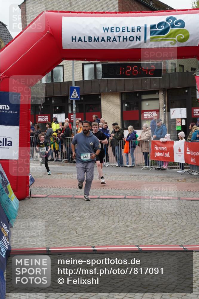04.05.2025 - 8. Wedeler Halbmarathon Felixshl http://msf.ph/oto/7817091 04.05.2025 11:26:40 Ziel 643, 918, 919, 957, 1188 meine-sportfotos.de