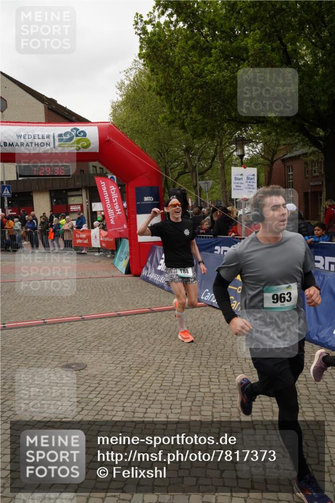 04.05.2025 - 8. Wedeler Halbmarathon Felixshl http://msf.ph/oto/7817373 04.05.2025 11:29:34 Ziel 188, 642, 963 meine-sportfotos.de