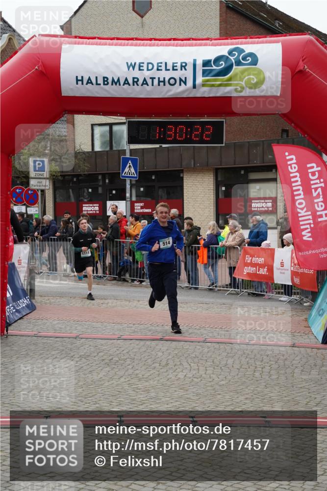 04.05.2025 - 8. Wedeler Halbmarathon Felixshl http://msf.ph/oto/7817457 04.05.2025 11:30:20 Ziel 514, 1111 meine-sportfotos.de