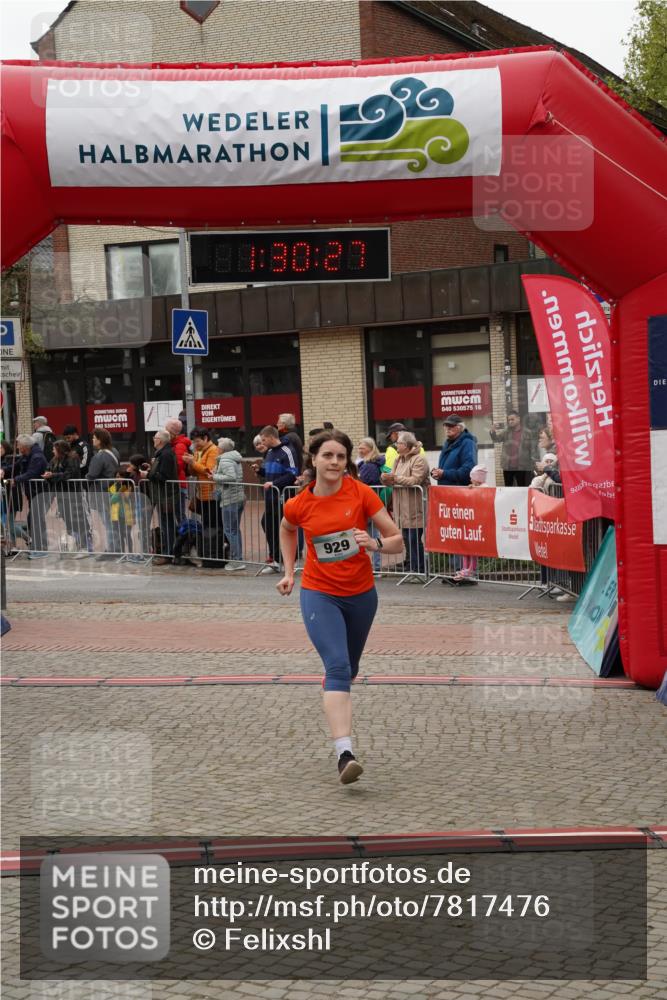 04.05.2025 - 8. Wedeler Halbmarathon Felixshl http://msf.ph/oto/7817476 04.05.2025 11:30:25 Ziel 514, 929, 1111 meine-sportfotos.de