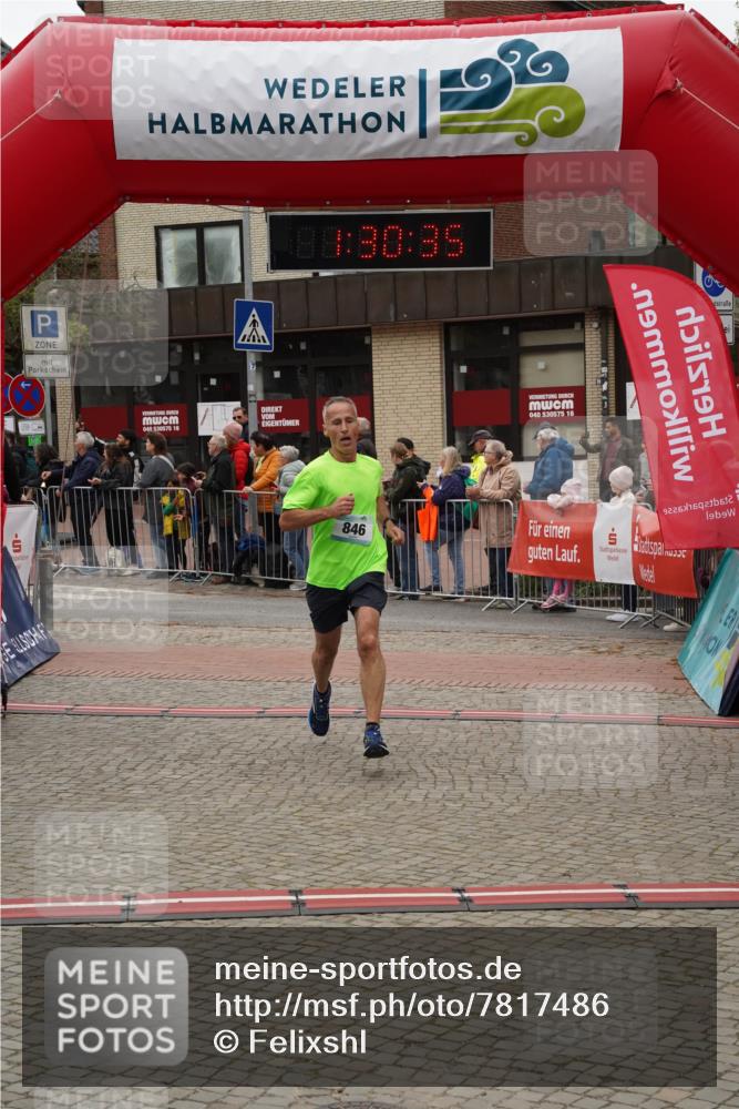 04.05.2025 - 8. Wedeler Halbmarathon Felixshl http://msf.ph/oto/7817486 04.05.2025 11:30:33 Ziel 798, 846 meine-sportfotos.de