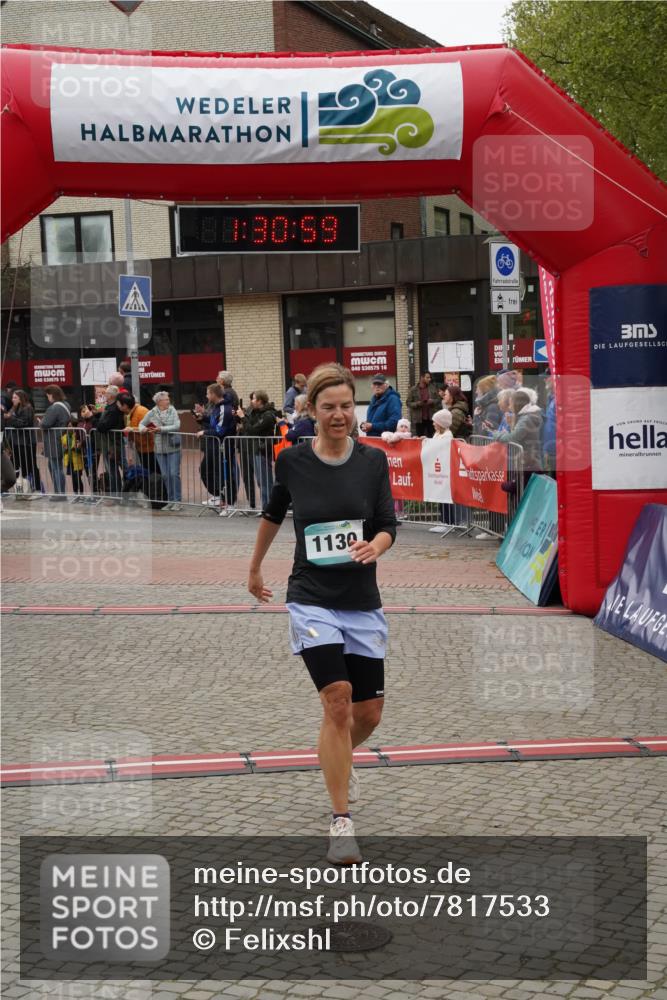 04.05.2025 - 8. Wedeler Halbmarathon Felixshl http://msf.ph/oto/7817533 04.05.2025 11:30:57 Ziel 155, 610, 616, 649, 1130 meine-sportfotos.de