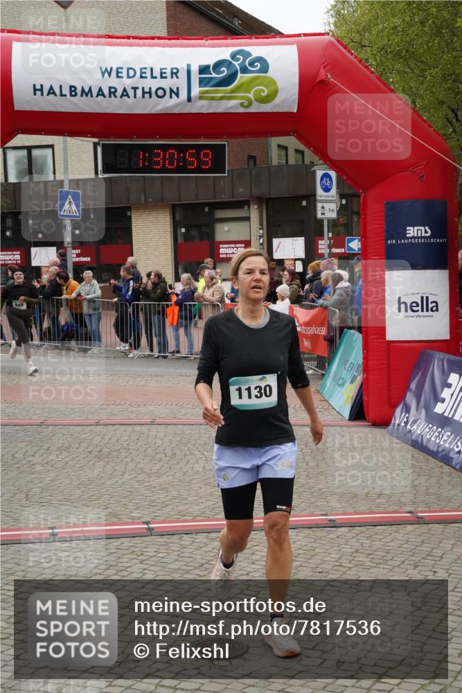 04.05.2025 - 8. Wedeler Halbmarathon Felixshl http://msf.ph/oto/7817536 04.05.2025 11:30:57 Ziel 155, 610, 616, 649, 1130 meine-sportfotos.de