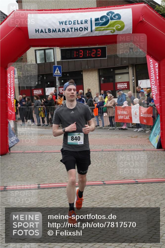 04.05.2025 - 8. Wedeler Halbmarathon Felixshl http://msf.ph/oto/7817570 04.05.2025 11:31:21 Ziel 840, 934 meine-sportfotos.de