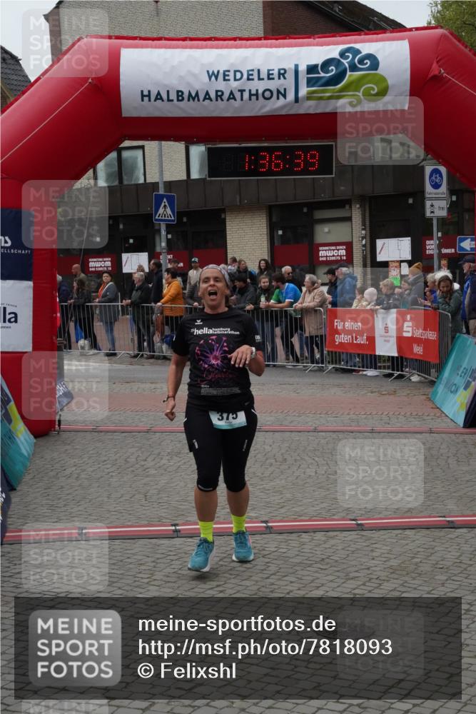 04.05.2025 - 8. Wedeler Halbmarathon Felixshl http://msf.ph/oto/7818093 04.05.2025 11:36:37 Ziel 375 meine-sportfotos.de