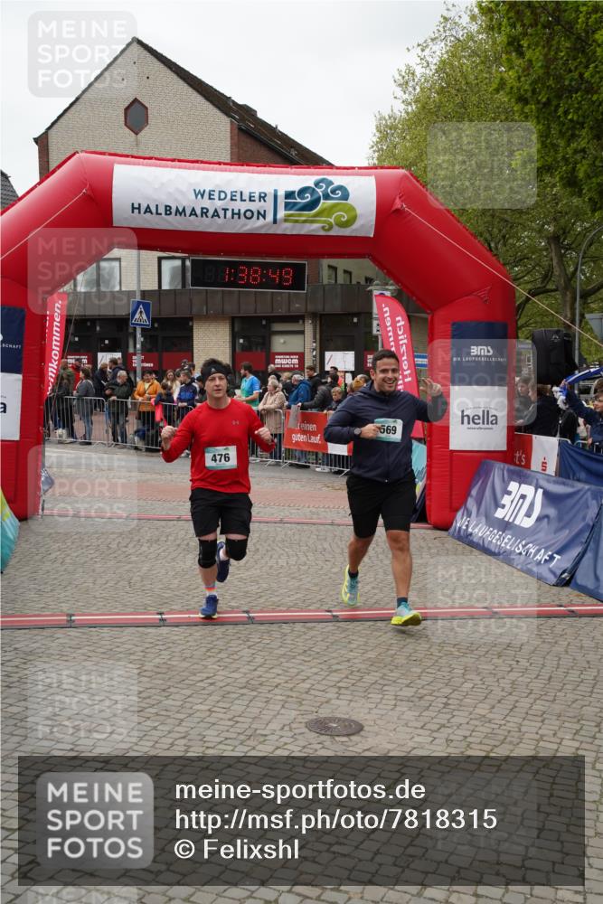 04.05.2025 - 8. Wedeler Halbmarathon Felixshl http://msf.ph/oto/7818315 04.05.2025 11:38:47 Ziel 476, 569 meine-sportfotos.de