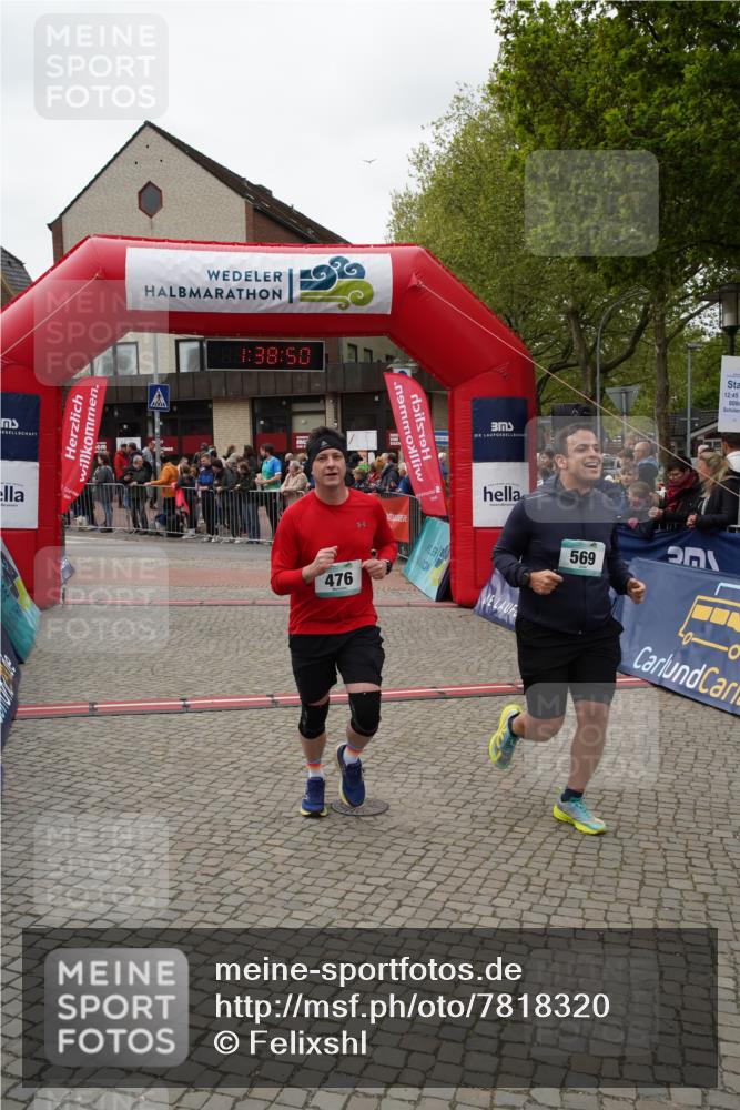 04.05.2025 - 8. Wedeler Halbmarathon Felixshl http://msf.ph/oto/7818320 04.05.2025 11:38:48 Ziel 476, 569 meine-sportfotos.de
